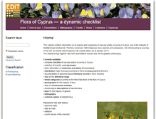 Tablet Screenshot of flora-of-cyprus.eu